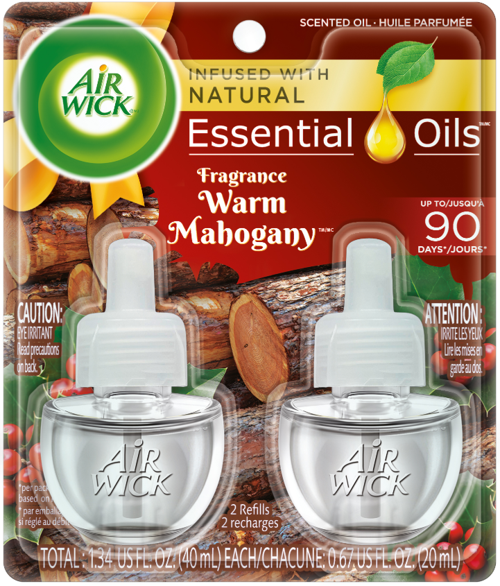 AIR WICK Scented Oil  Warm Mahogany Discontinued